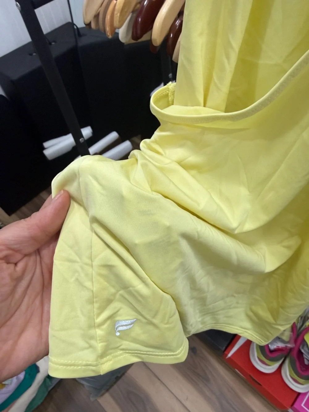 Fabletics Lemon Yellow Racerback Tank - Picture 4 of 4